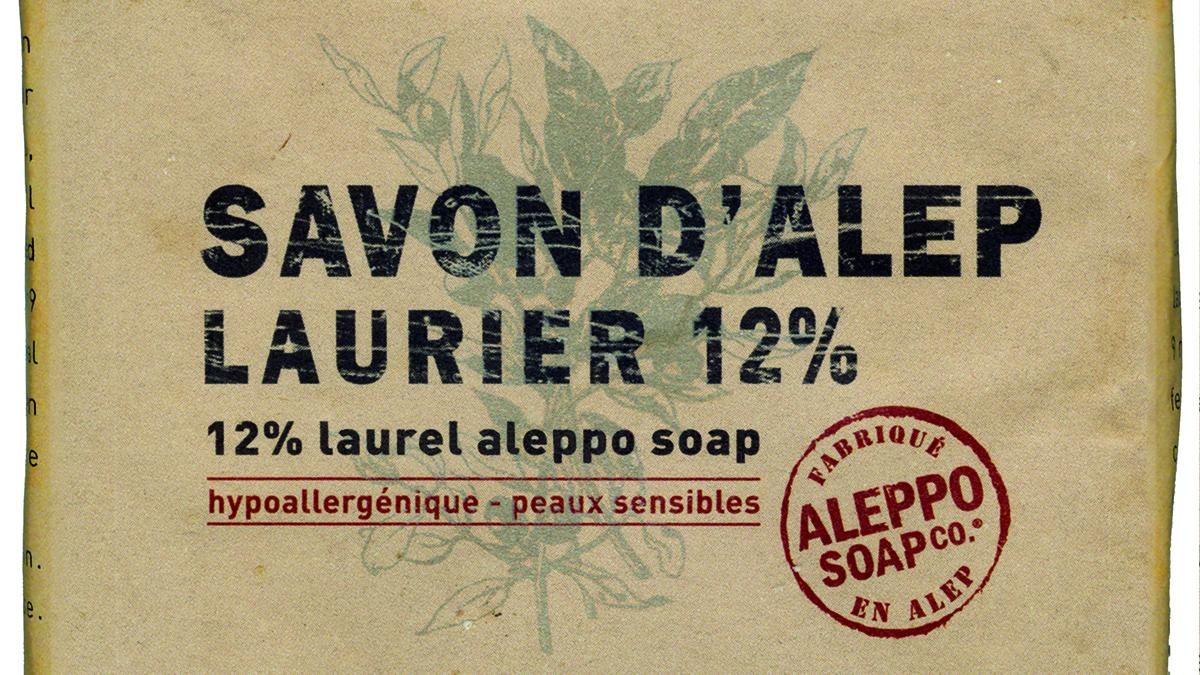 Savon alep laurier 12% pallas athena